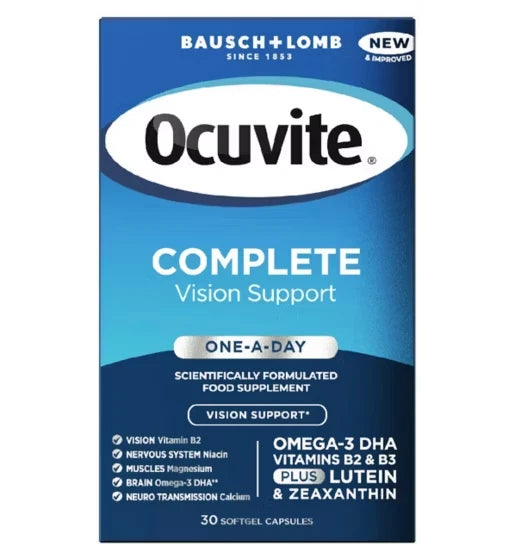 Ocuvite Complete Vision Support 30 Capsules