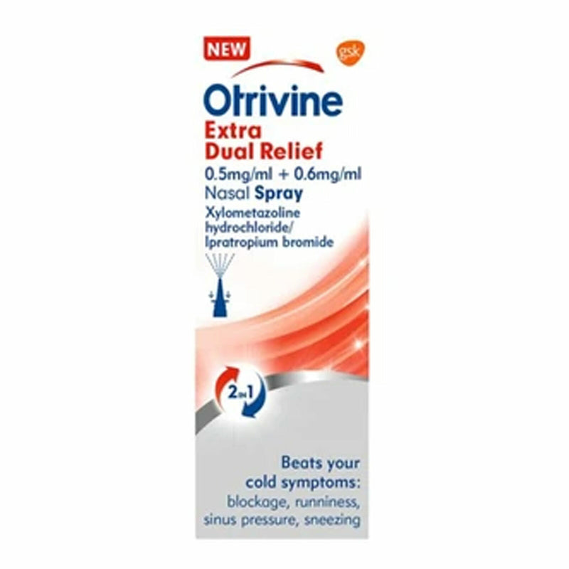Otrivine Extra Dual Relief Nasal Spray 10ml