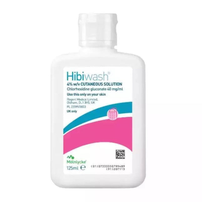 Hibiwash Antimicrobial Wash for Pre-And-Post Operative Care 125ml