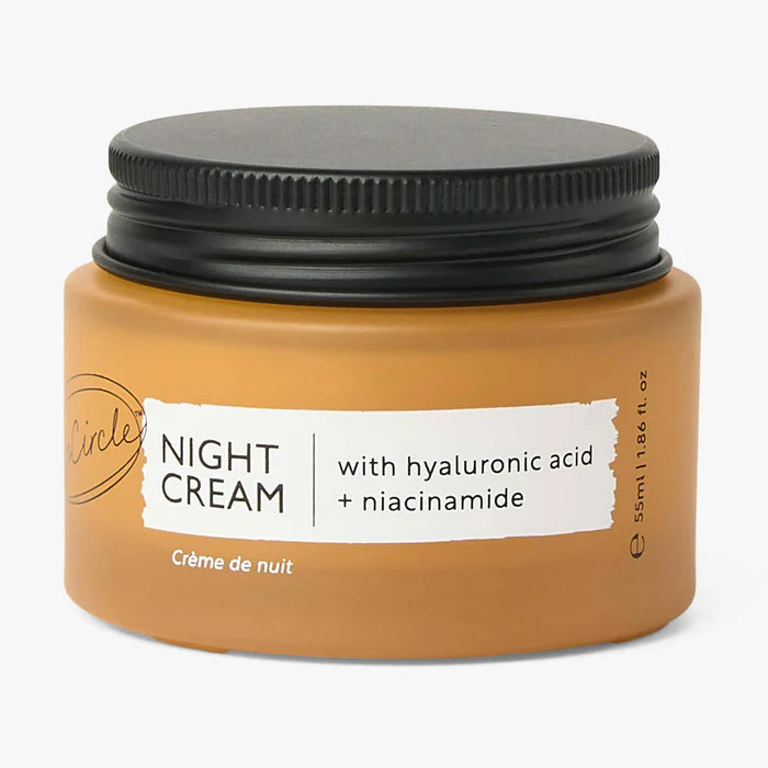 Upcircle Night Cream with Hyaluronic Acid + Niacinamide 55ml