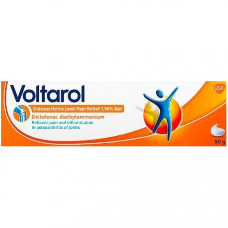 Voltarol osteoarthritis joint pain relief 1.16% gel 50g