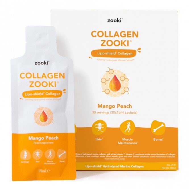 Zooki Collagen Lipo-shield Collagen Mango Peach 30 Sachets