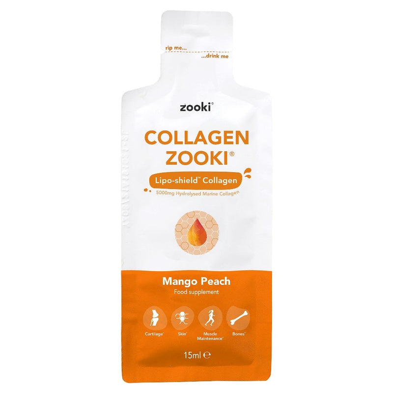 Zooki Collagen Lipo-shield Collagen Mango Peach 30 Sachets