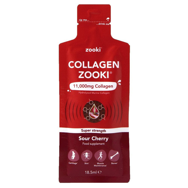 Zooki Collagen Super Strength Marine Collagen Sour Cherry 30 Sachets
